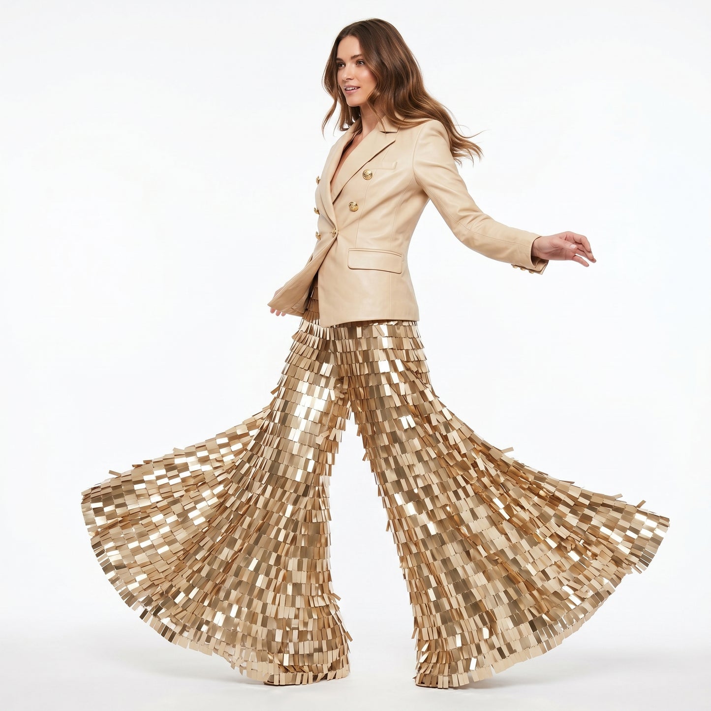 Beige Jacket and Pants