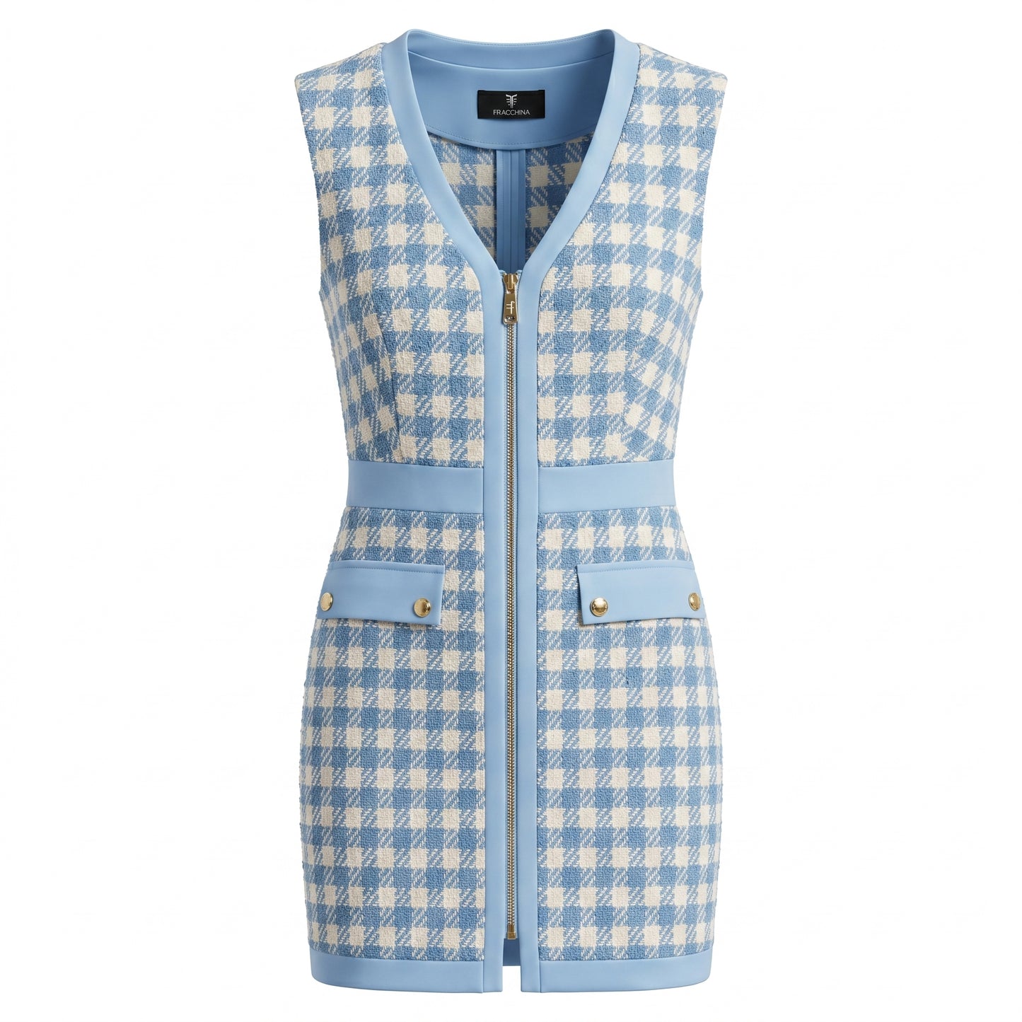 Mini Dress Blue and White