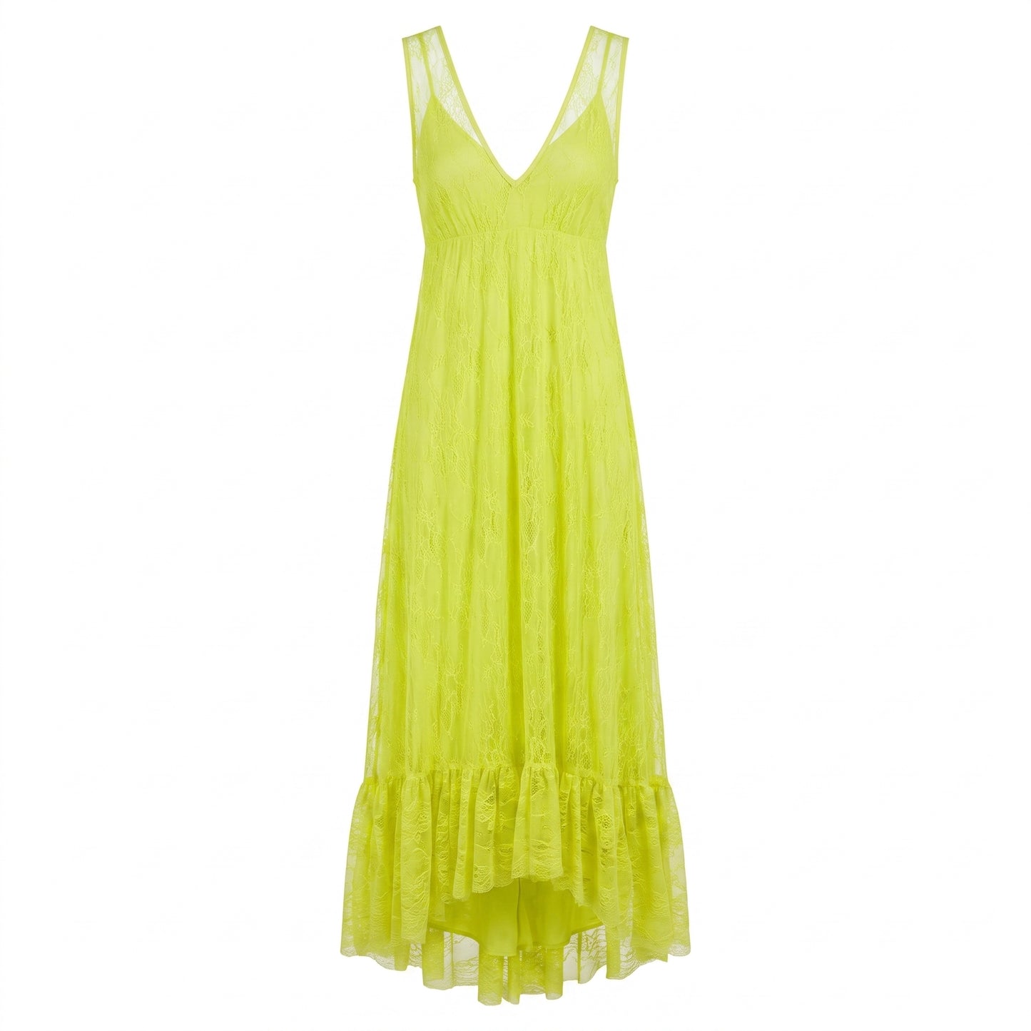 Unique Lemon Long Dress