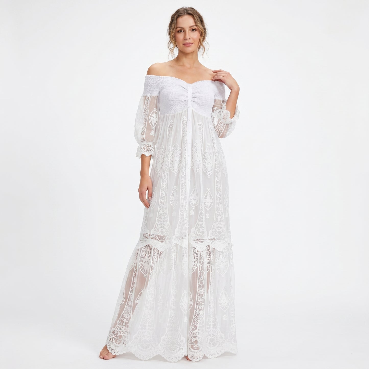 Long White Dress