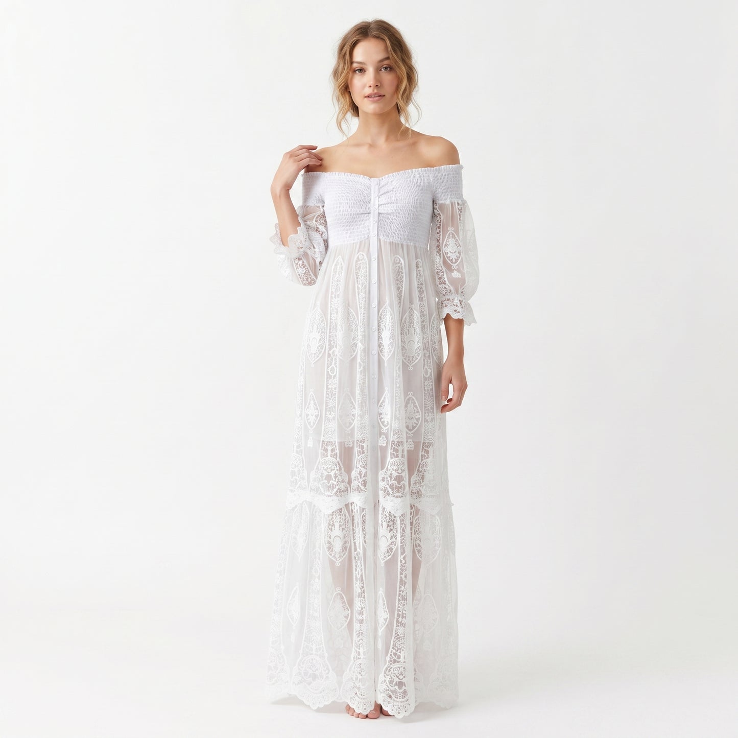 Long White Dress