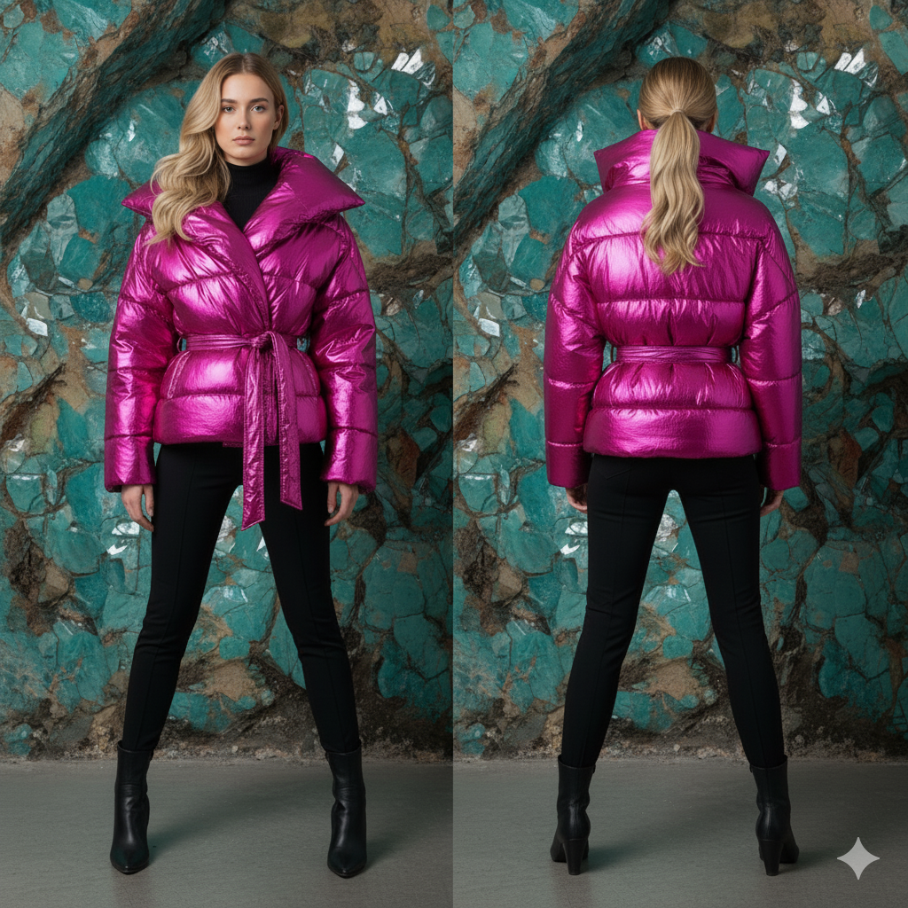 Marcella Acosta Fun Electric Pink Jacket