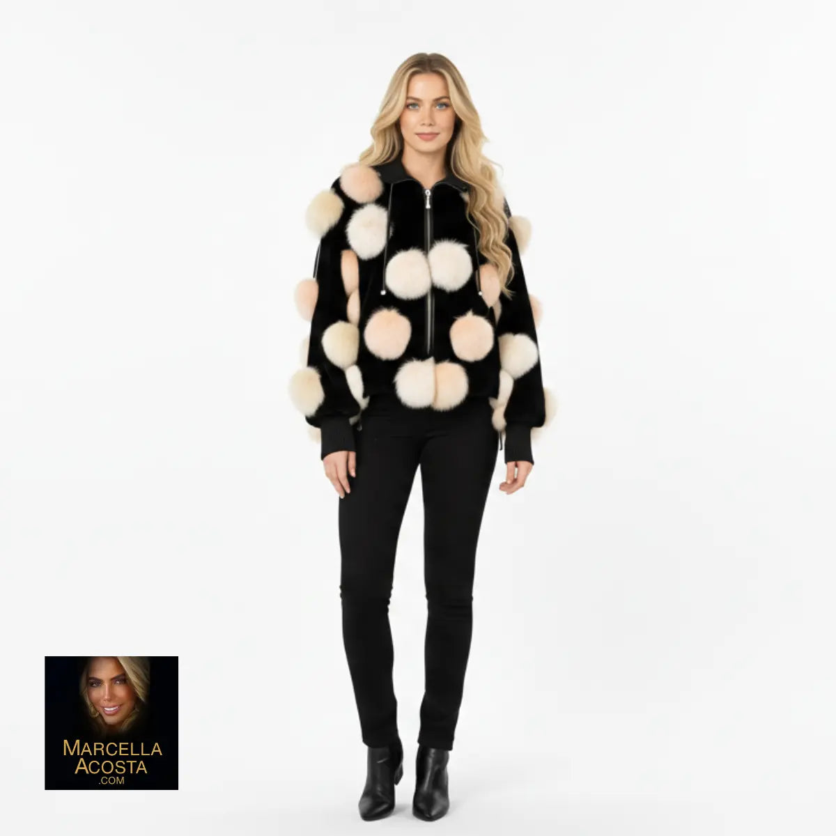 Crafted from luxurious fur Marcella Acosta Couture Collection