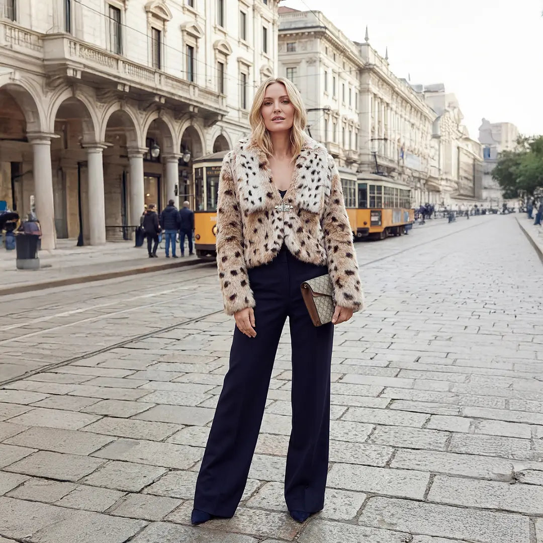 Tiger Fur Jacket Marcella Acosta Couture Collection